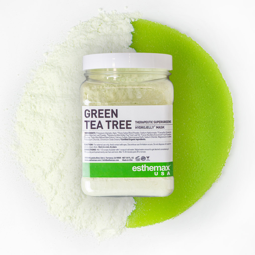 Green-tea-tree-hydrojelly-Mask-Pro