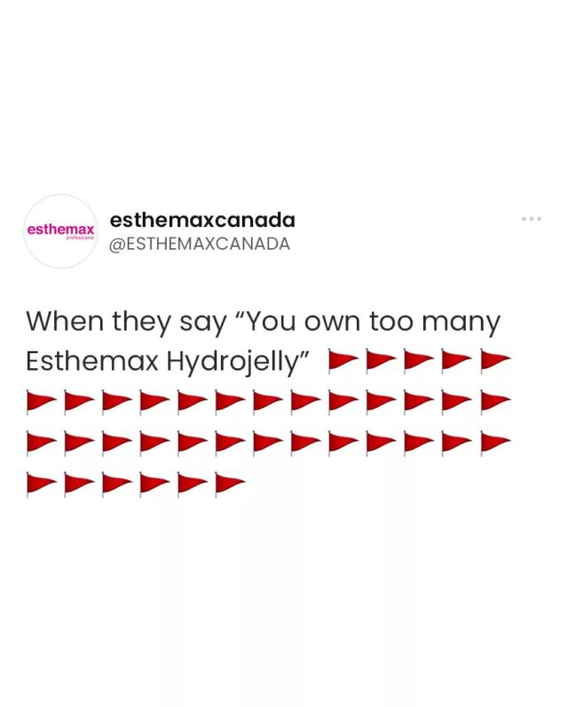 You can never have enough Hydrojelly Masks!

www.esthemax.ca 

#esthemax #esthemaxcanada #hydrojellymask #hydrojellyfacial #hydrofacial